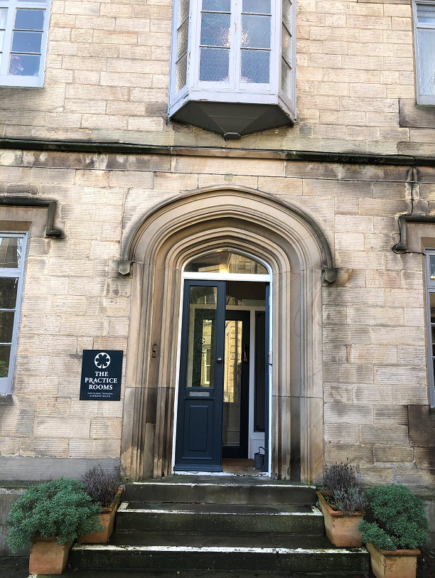 Sheffield Practice rooms entrance